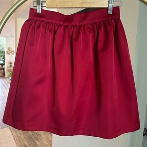 H&M Bold Red Mini Skirt